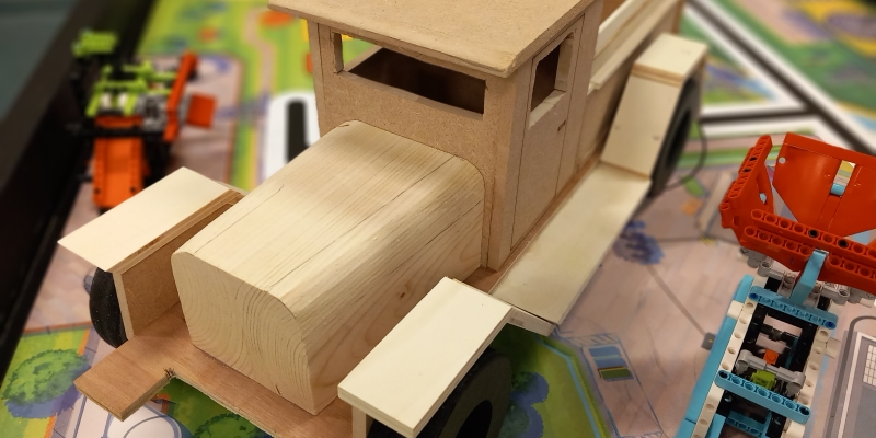 Houten truck
